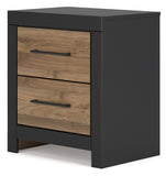 Vertani Two Drawer Night Stand