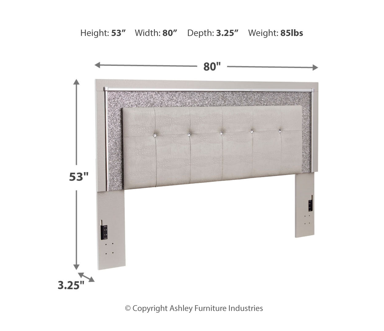 Zyniden King UPH Panel Headboard