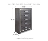 Lodanna Five Drawer Chest