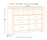 Brinxton Seven Drawer Dresser