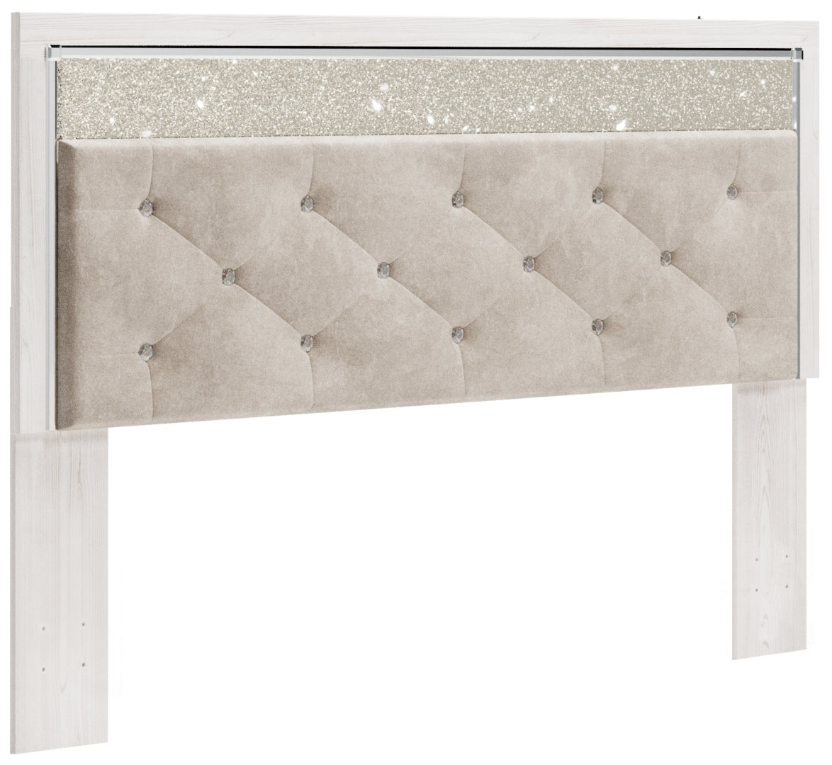 Altyra King Panel Headboard Bed with Dresser