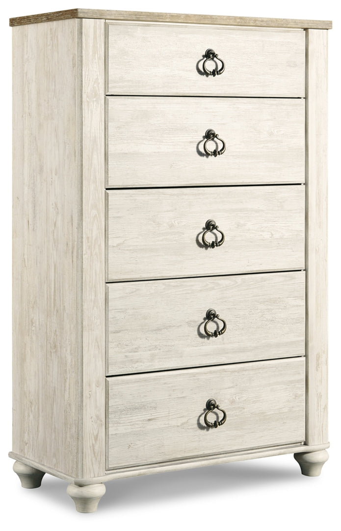 Willowton Five Drawer Chest