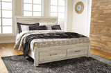 Bellaby King Platform Bed with 2 Storage Drawers