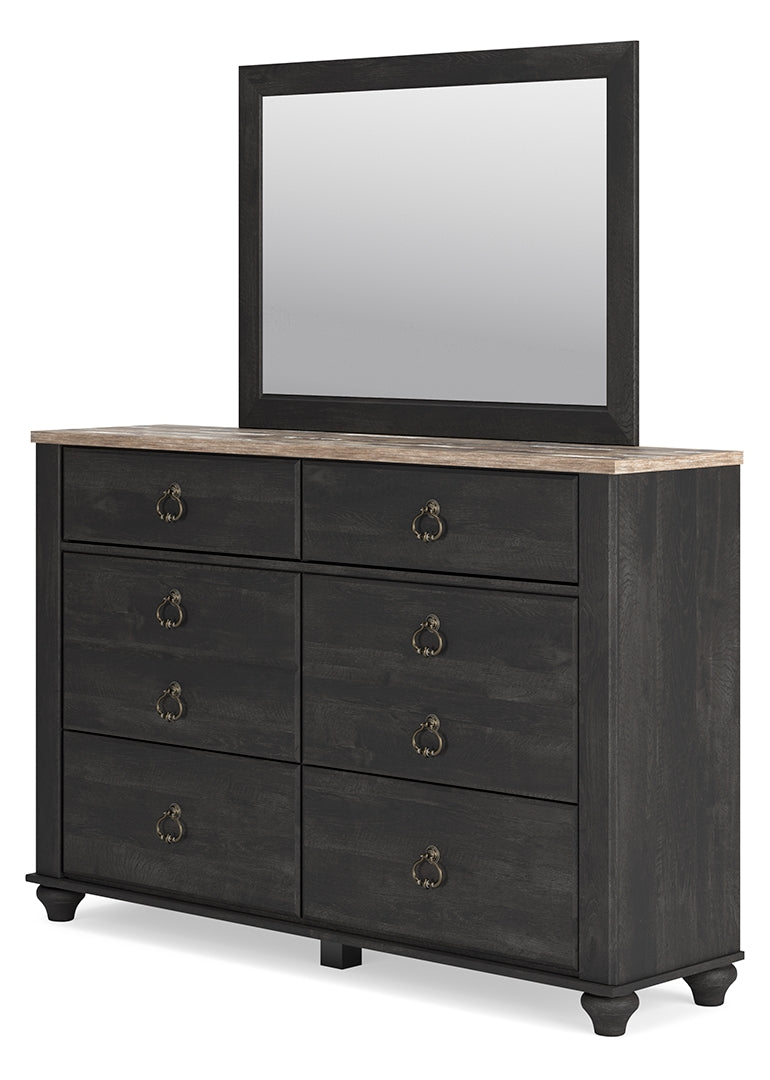 Nanforth Dresser and Mirror