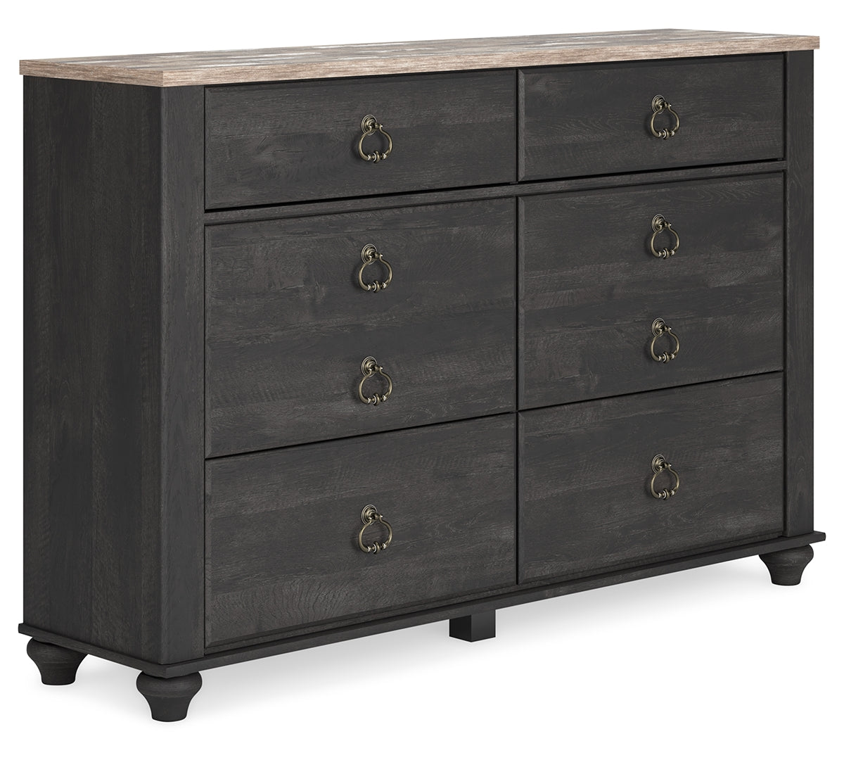 Nanforth Six Drawer Dresser