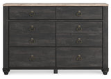 Nanforth Six Drawer Dresser