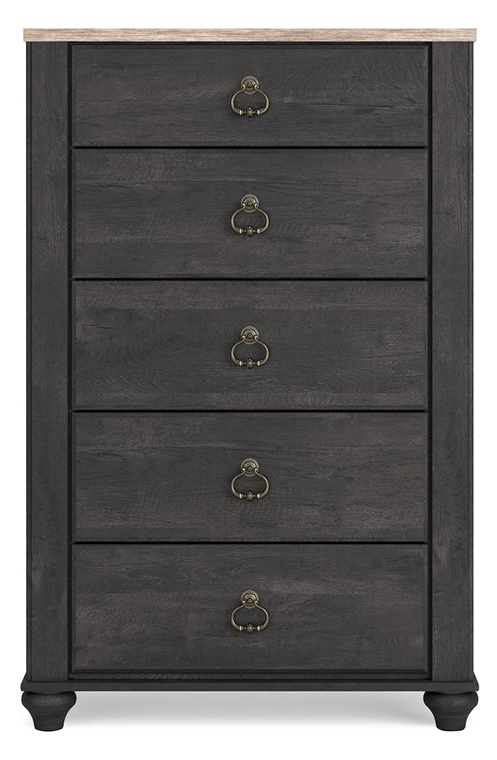 Nanforth Five Drawer Chest