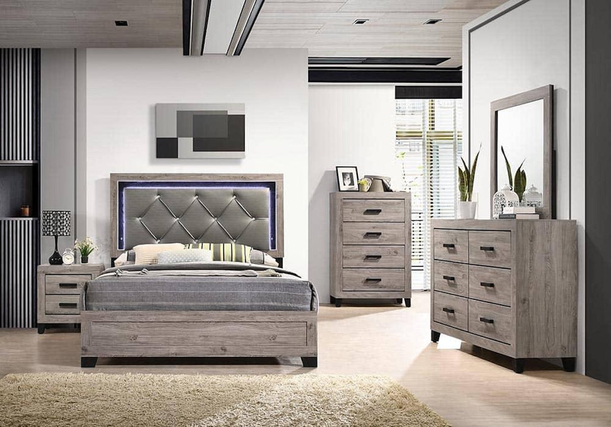 Full Bed Frame - Dresser - Mirror - Chest - Nightstand