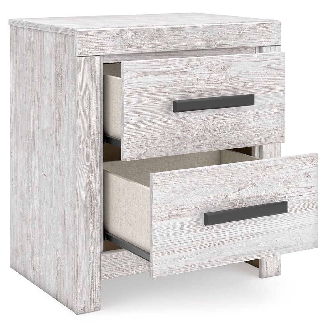 Cayboni Two Drawer Night Stand