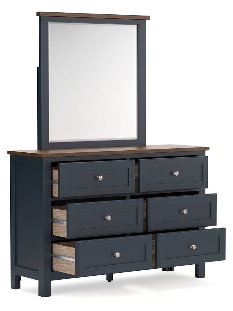 Landocken Dresser and Mirror