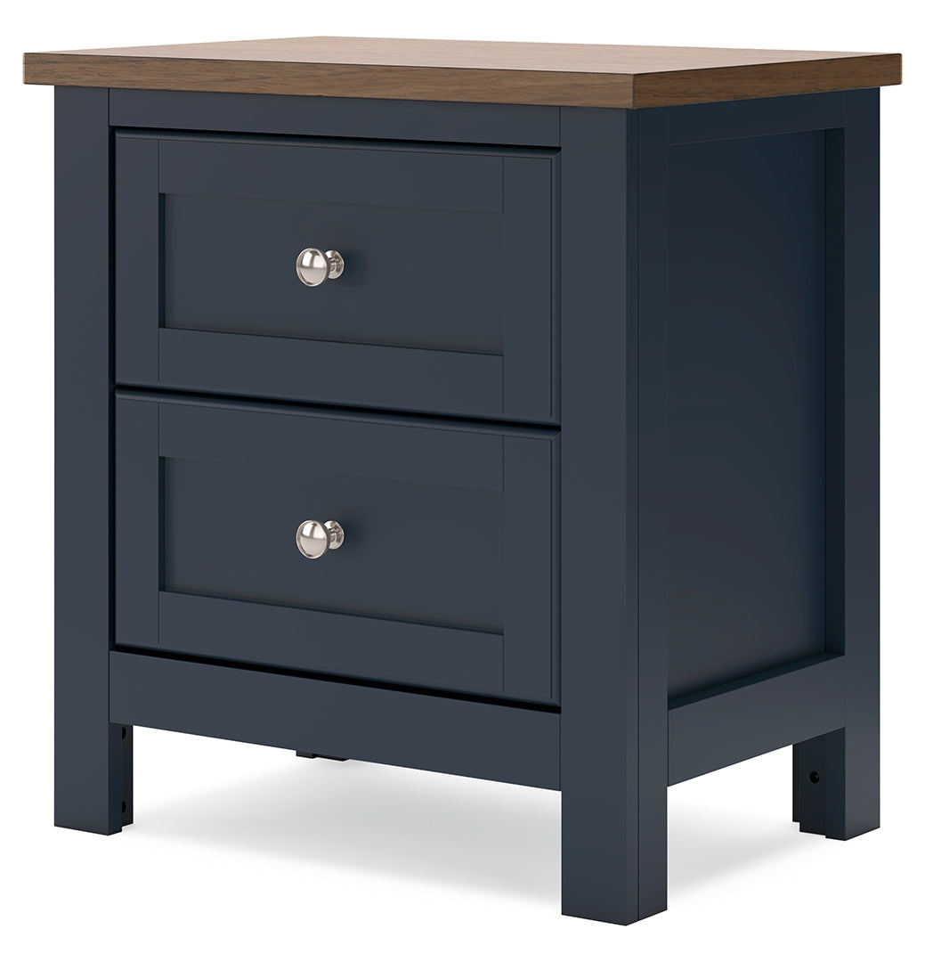 Landocken Two Drawer Night Stand