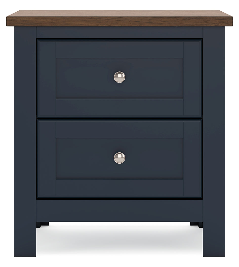 Landocken Two Drawer Night Stand