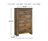 Trinell Five Drawer Chest