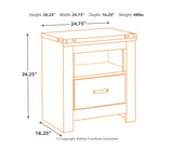 Trinell One Drawer Night Stand