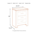 Trinell Two Drawer Night Stand