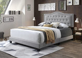 Light Gray Twin Bed