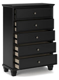 Lanolee Five Drawer Chest