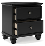 Lanolee Two Drawer Night Stand