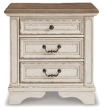 Realyn Three Drawer Night Stand