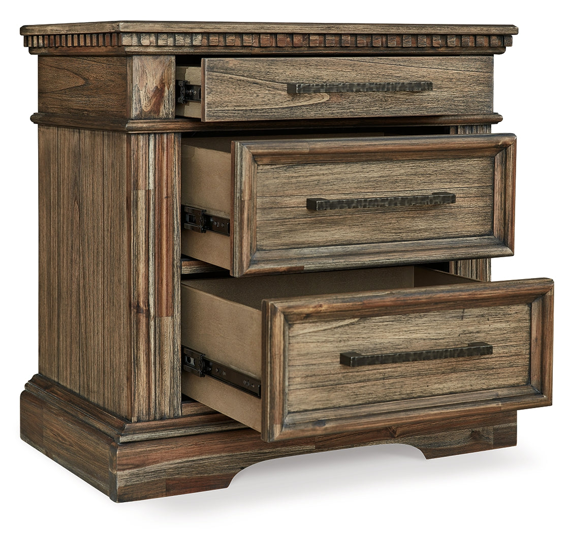 Markenburg Three Drawer Night Stand