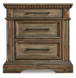 Markenburg Three Drawer Night Stand