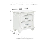 Kanwyn Three Drawer Night Stand