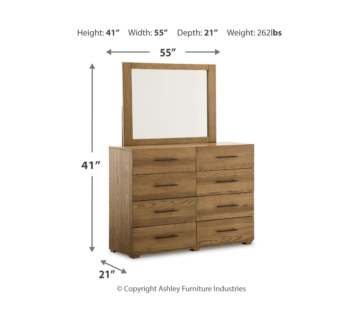 Dakmore Dresser and Mirror