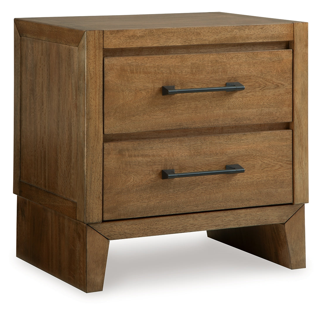 Sherbana Two Drawer Night Stand