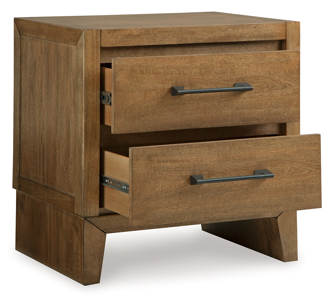 Sherbana Two Drawer Night Stand