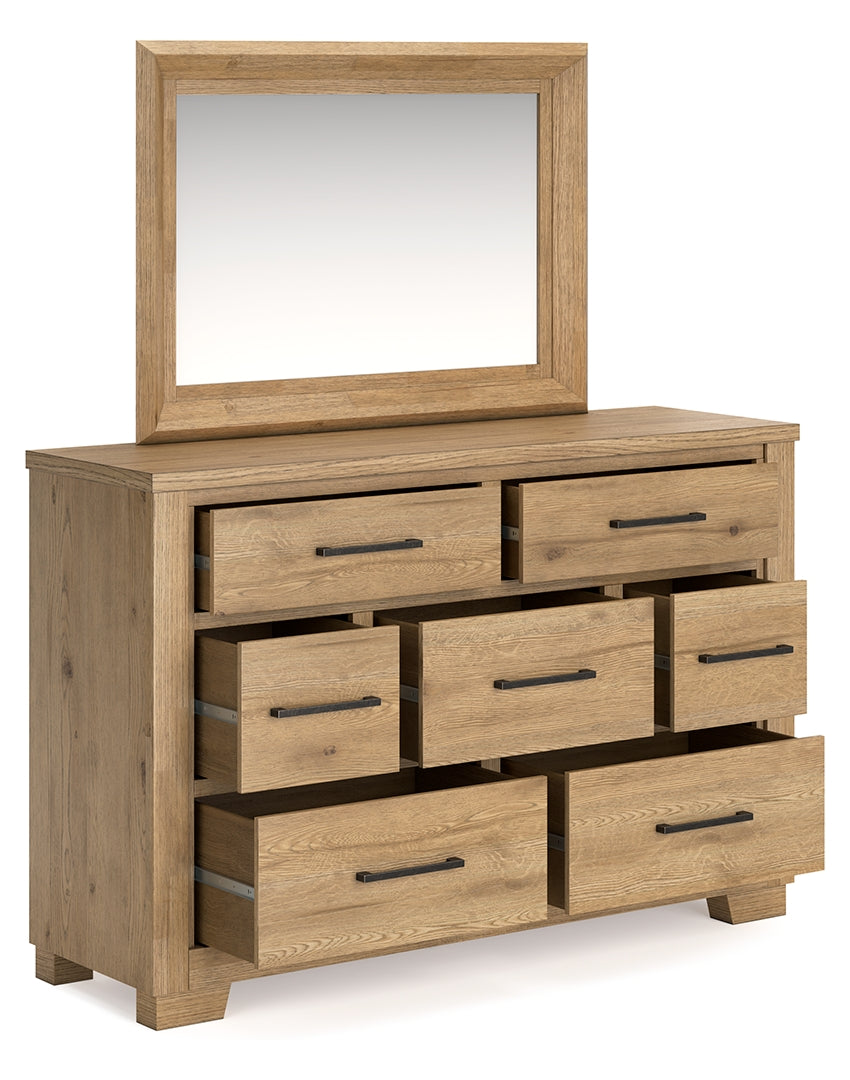 Galliden Dresser and Mirror