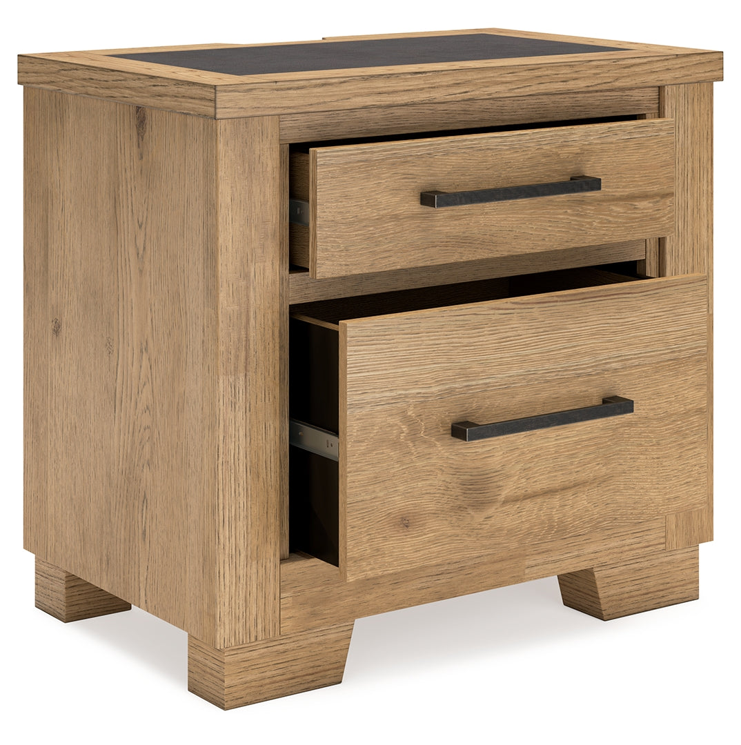 Galliden Two Drawer Night Stand