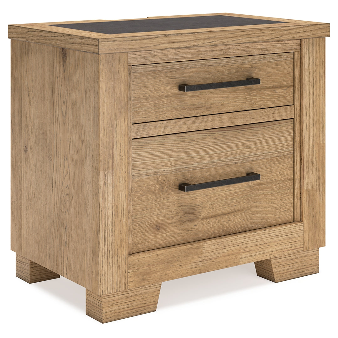 Galliden Two Drawer Night Stand