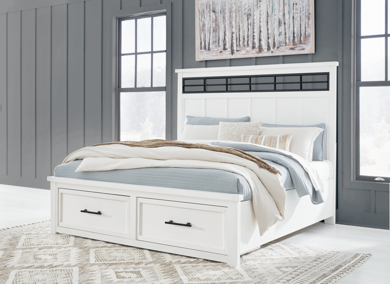 Ashbryn King Panel Storage Bed