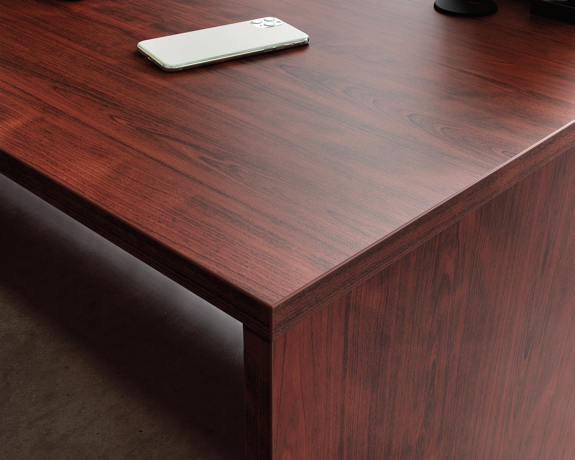 Affirm 72" x 30" Cherry Commercial Office Desk