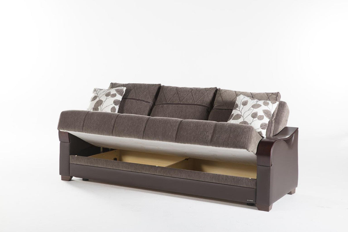 Bellona Bennett 3 Seat Sleeper Sofa by Bellona ARMONI BROWN