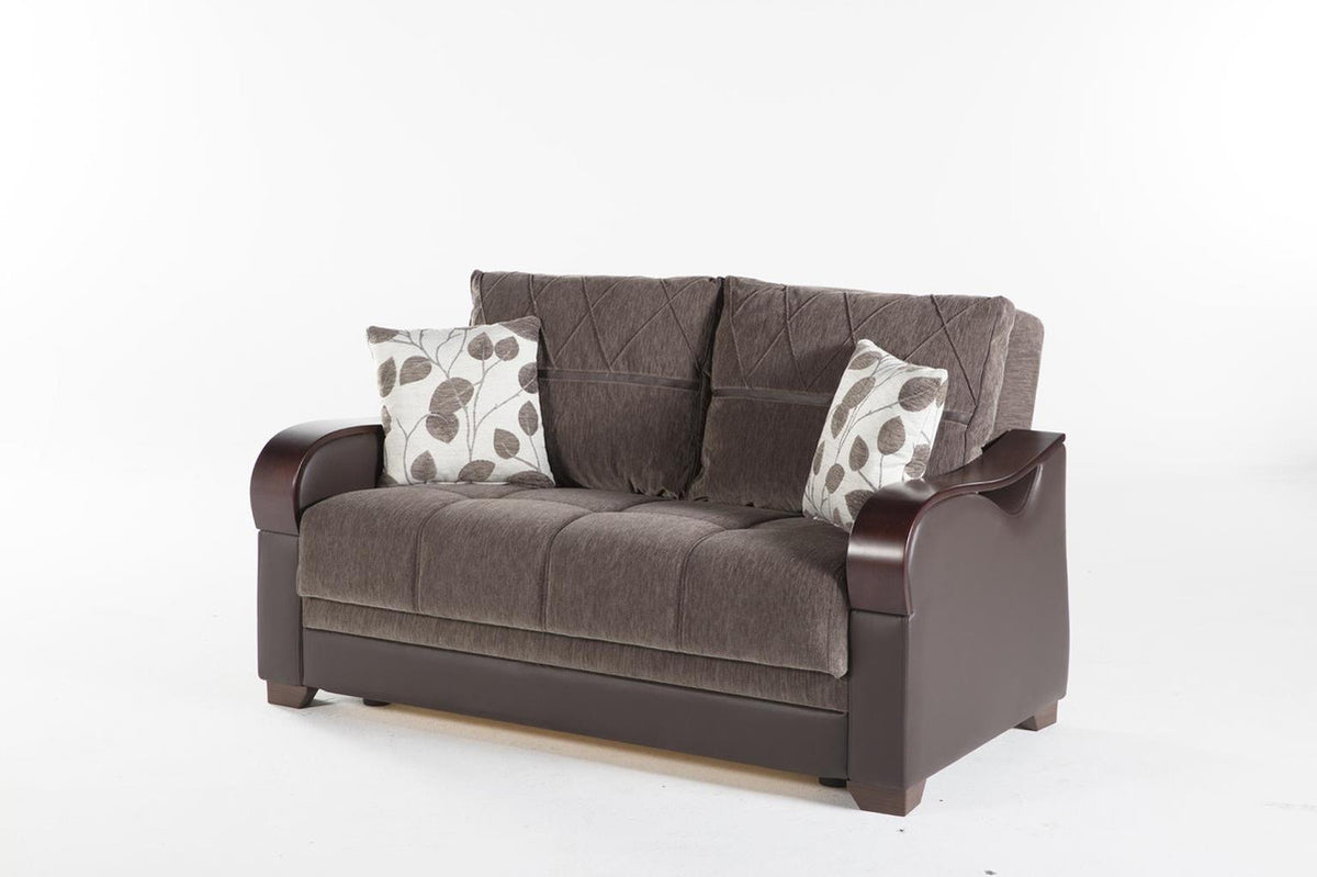 Bellona Bennett Love Seat by Bellona ARMONI BROWN