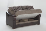 Bellona Bennett Love Seat by Bellona ARMONI BROWN