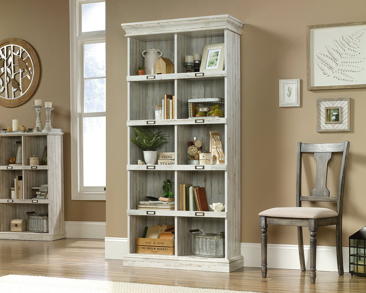 Barrister Lane  Tall Bookcase White Plank