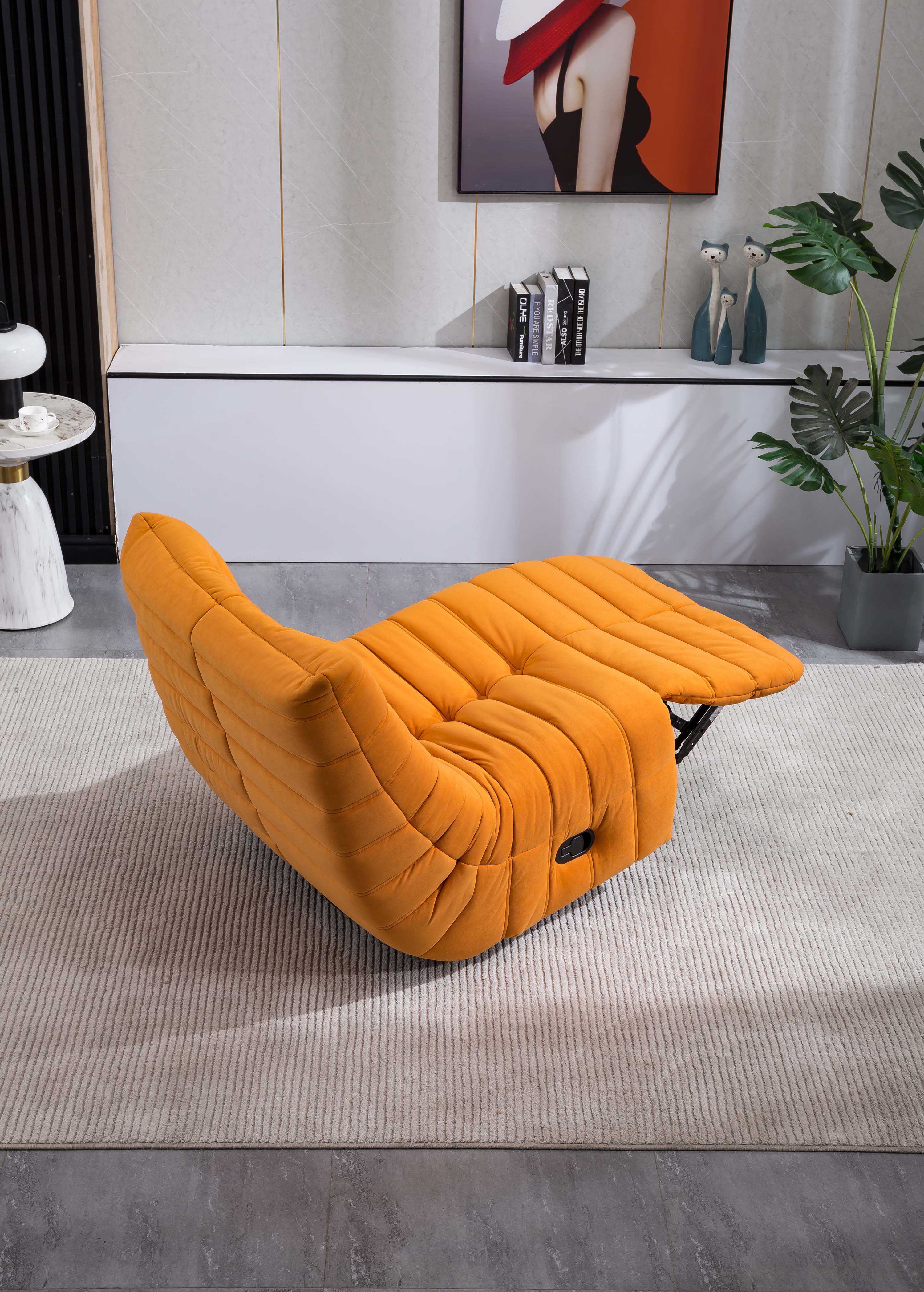 Artisan Fronniah Reclining Chair Yellow