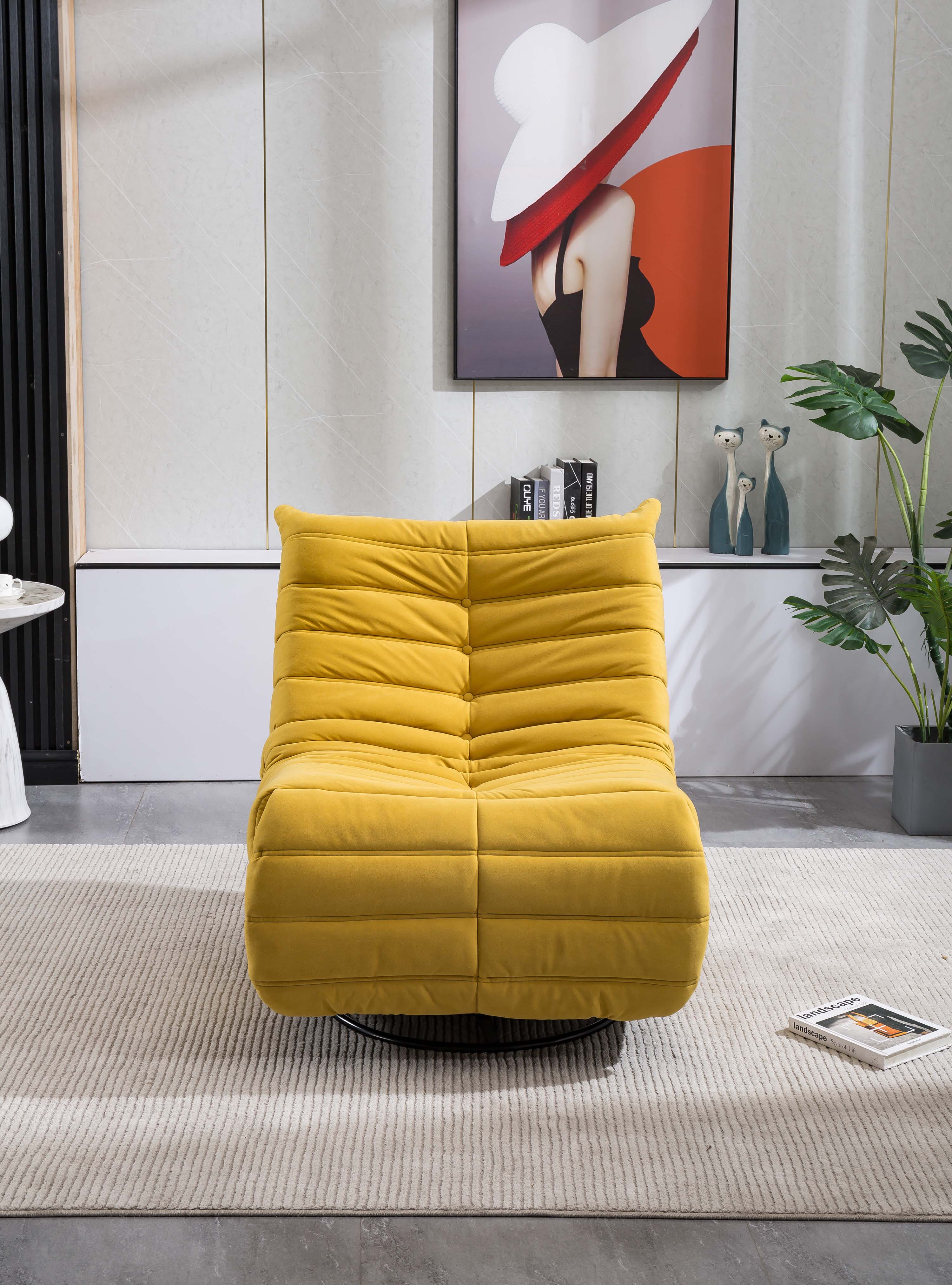 Artisan Fronniah Reclining Chair Yellow