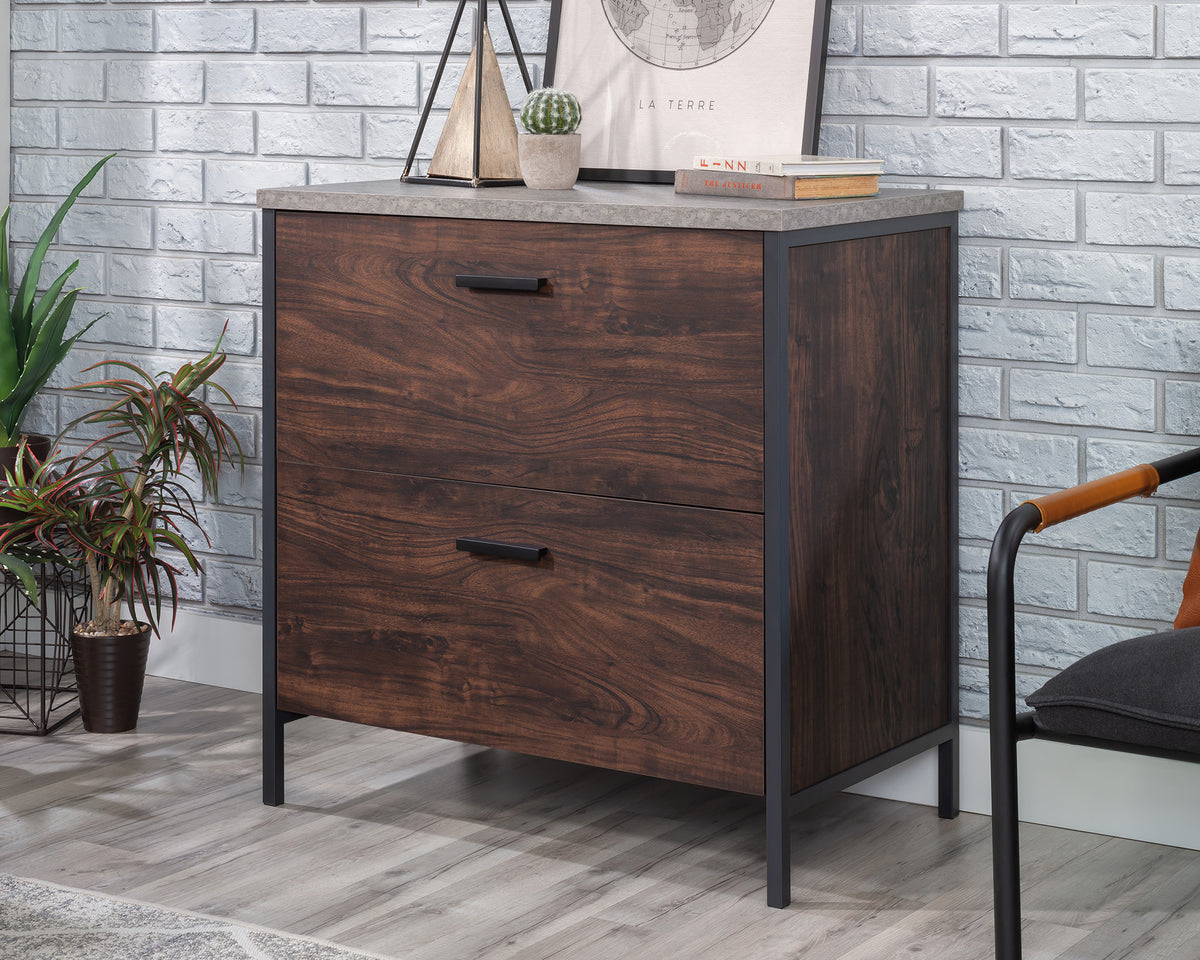 Market Commons  2-Drawer Lateral File Cabinet in Rich Walnut