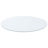 36-inch 6mm Round Clear Tempered Glass Top