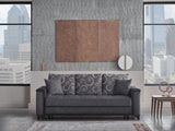 Bellona Charlotte 3 Seat Sleeper Sofa (Beatto Anthracite) by Bellona