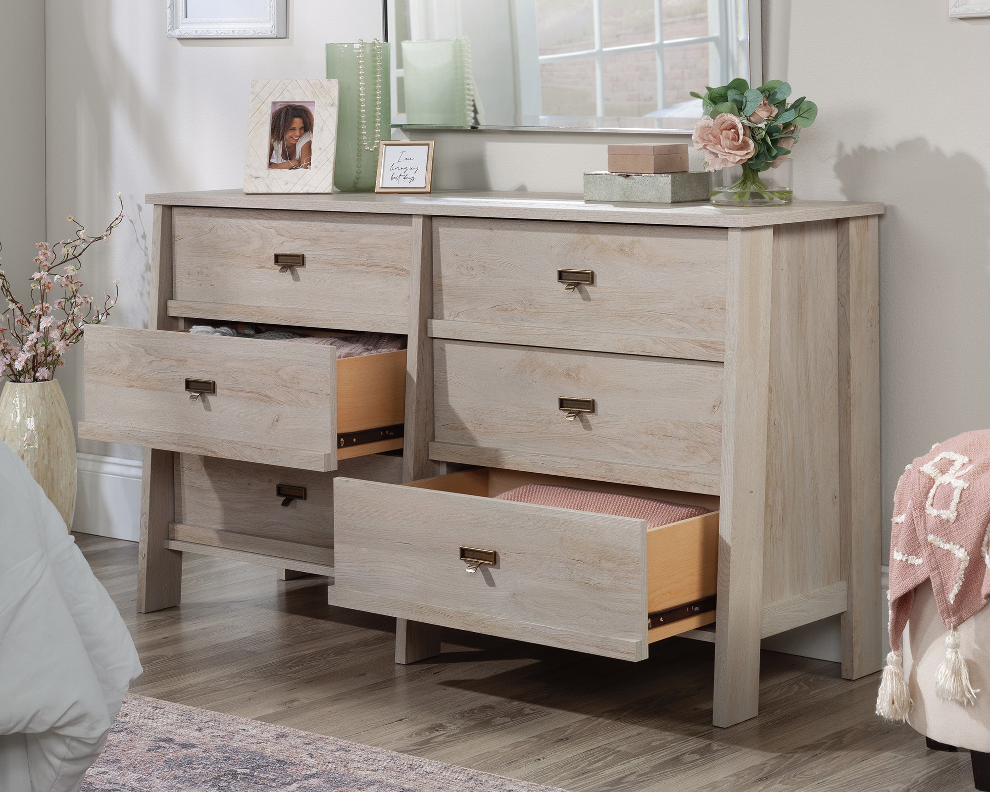 Trestle  6-Drawer Dresser in Chalked Chestnut