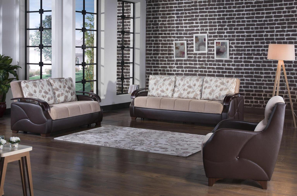 Bellona Costa 3 Seat Sleeper Sofa by Bellona BEST BROWN