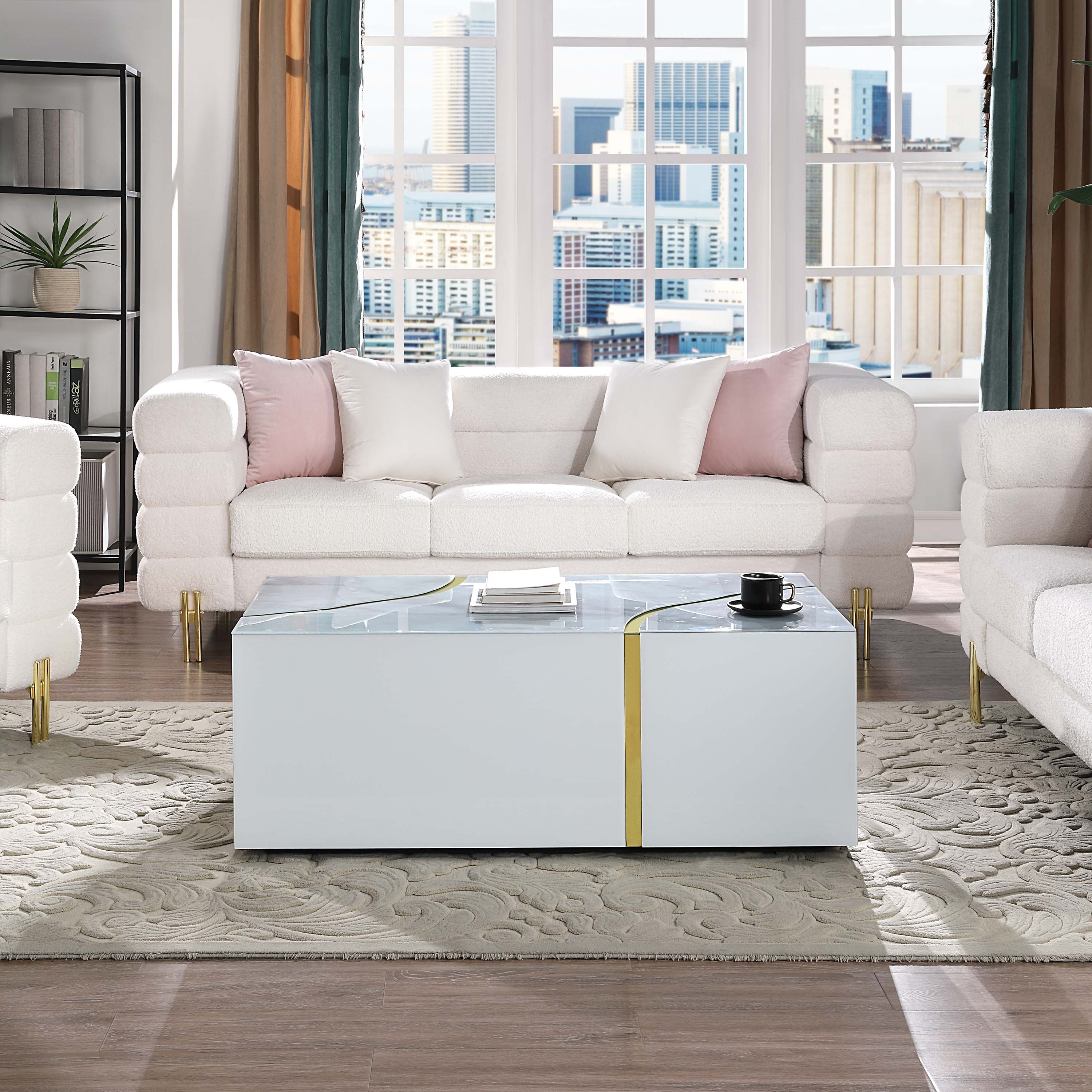 Artisan Diresta Coffee Table White