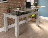 Northcott Lift-Top Dining Table Desk in Mystic Oak