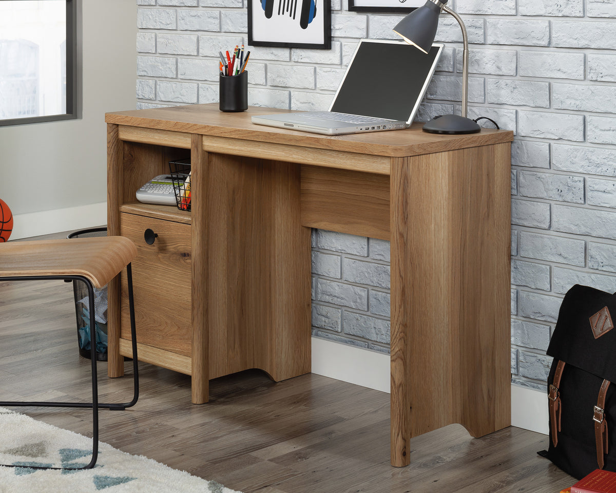 Dover Edge  Home Office Desk in Timber Oak