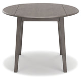 Shullden Round DRM Drop Leaf Table