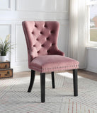 Pink Velvet Dining Side Chair (Price Per Chair/Moq 2)